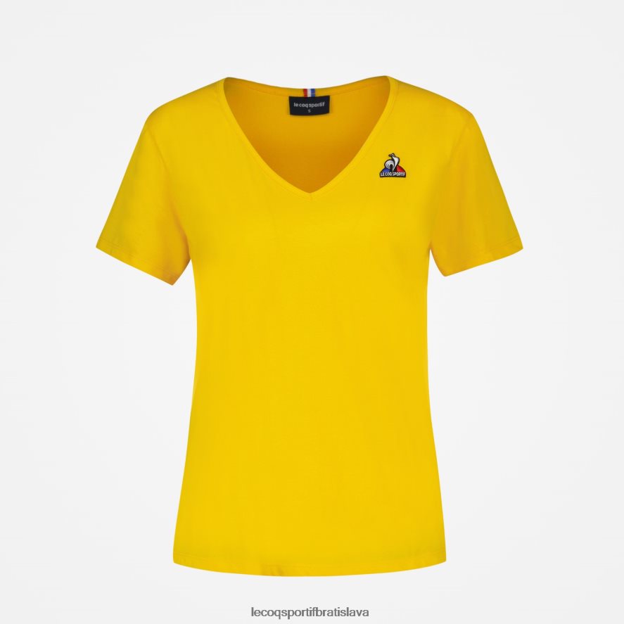 Le Coq Sportif oblečenie tričko žlté ženy BF4DLN594