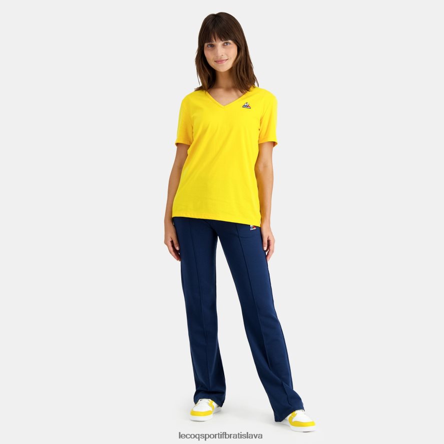 Le Coq Sportif oblečenie tričko žlté ženy BF4DLN594